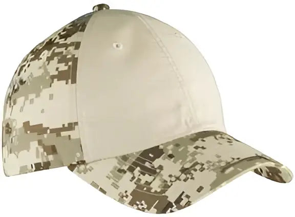 Port Authority C926 Colorblock Digital Ripstop Camouflage Cap - Sand Camo/ / one Size Fits Most