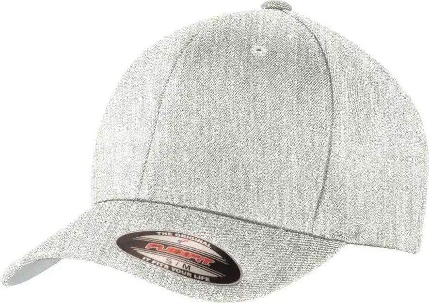 Port Authority C928 Flexfit Wool Blend Cap - Light Heather Gray - 7’’ - 7 3/8’’