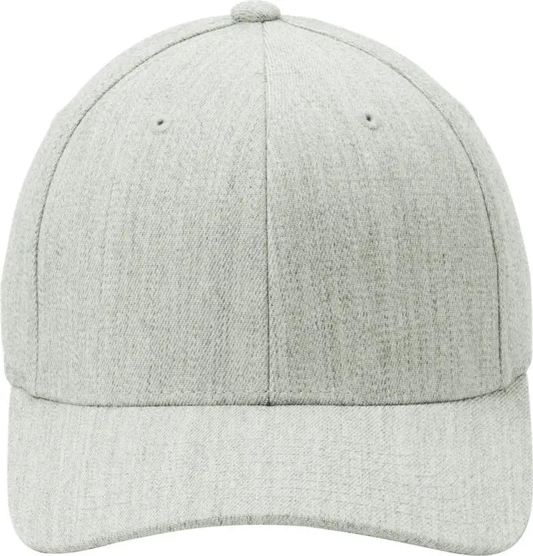 Port Authority C928 Flexfit Wool Blend Cap - Light Heather Gray