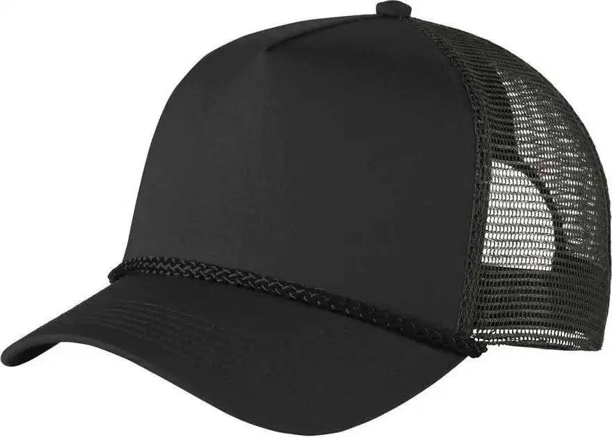 Port Authority C932 5-panel Snapback Cap - Black - one Size Fits Most