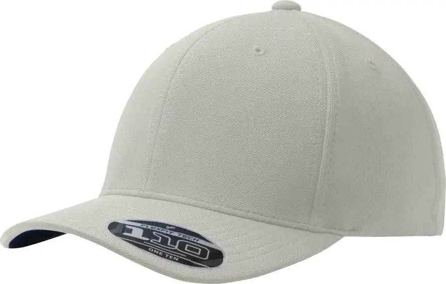 Port Authority C934 Flexfit 110 & Dry Mini Pique Cap - Silver