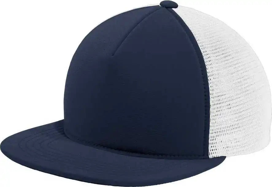 Port Authority C937 Flexfit 110 Foam Outdoor Cap - True Navy White - one Size Fits Most