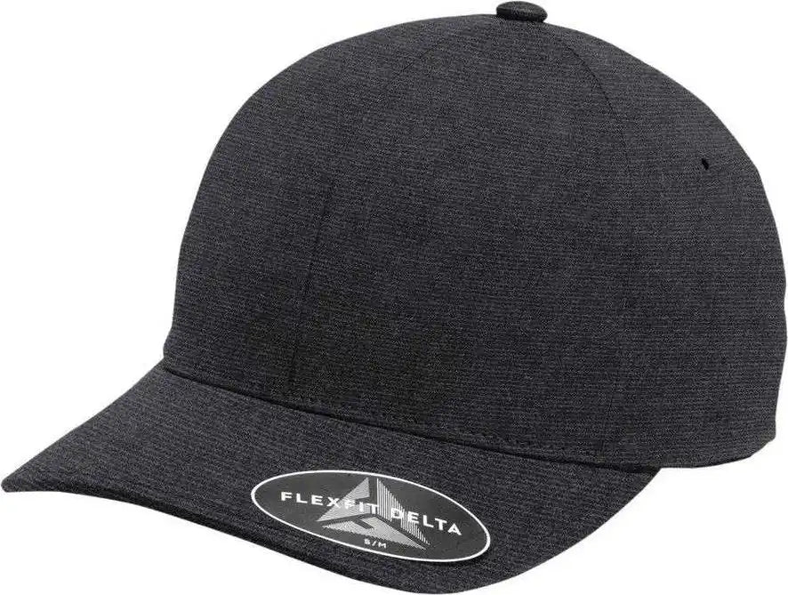 Port Authority C938 Flexfit Delta Cap - Carbon Charcoal - Dark Gray / Adult S/m