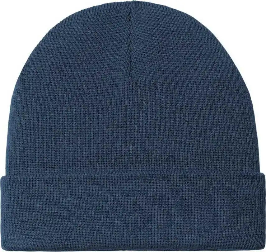Port Authority C939 Knit Cuff Beanie - Dress Blue Navy - Multi-colored / 7 1/4’’ - 5/8’’