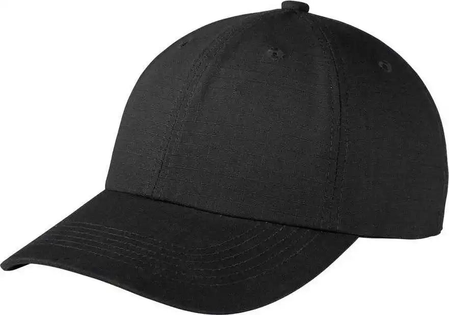 Port Authority C940 Ripstop Cap - Black - 7 1/4’’ - 5/8’’