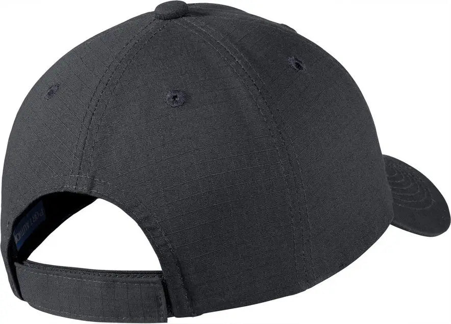 Port Authority C940 Ripstop Cap - Gray Steel - one Size Fits Most