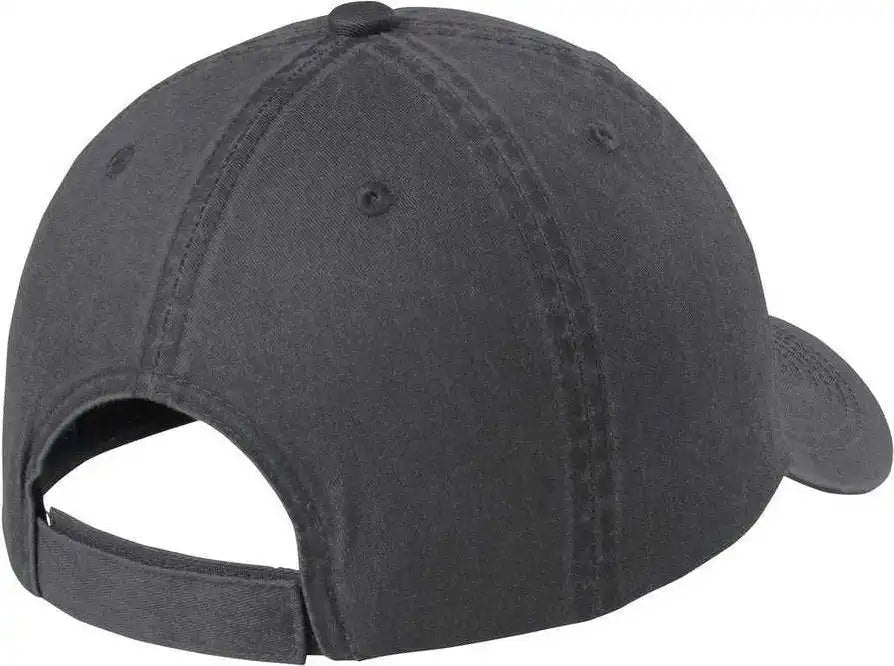 Port Authority C942 Beach Wash Cap - Coal - Dark Gray / Osfa