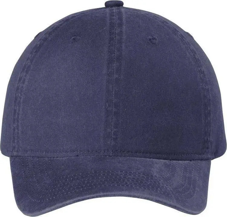Port Authority C942 Beach Wash Cap - Denim Blue