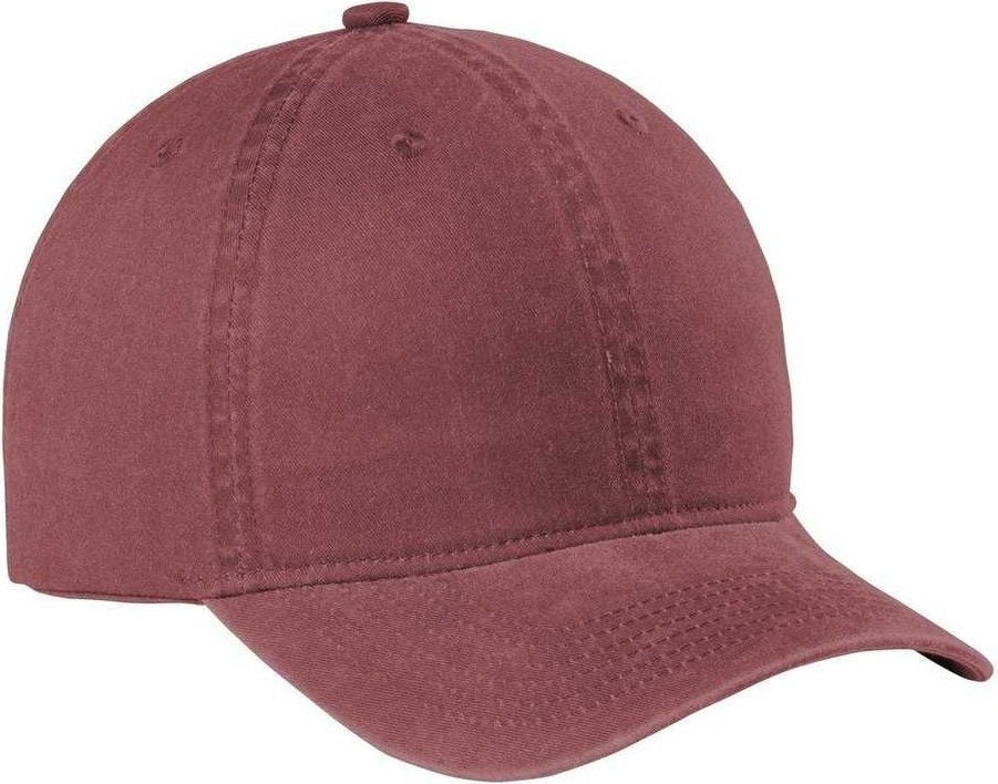 Port Authority C942 Beach Wash Cap - Red Rock - Osfa
