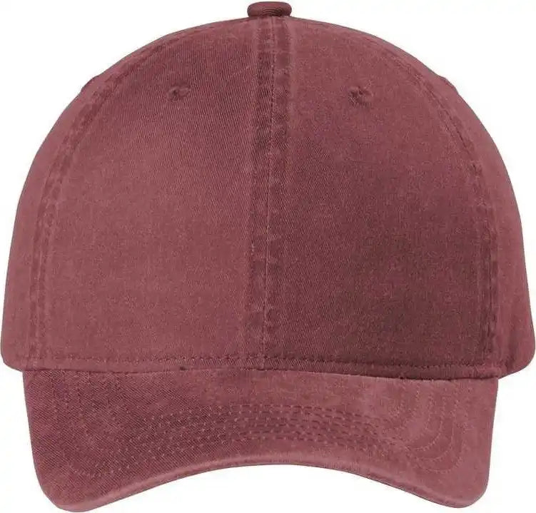 Port Authority C942 Beach Wash Cap - Red Rock - Osfa