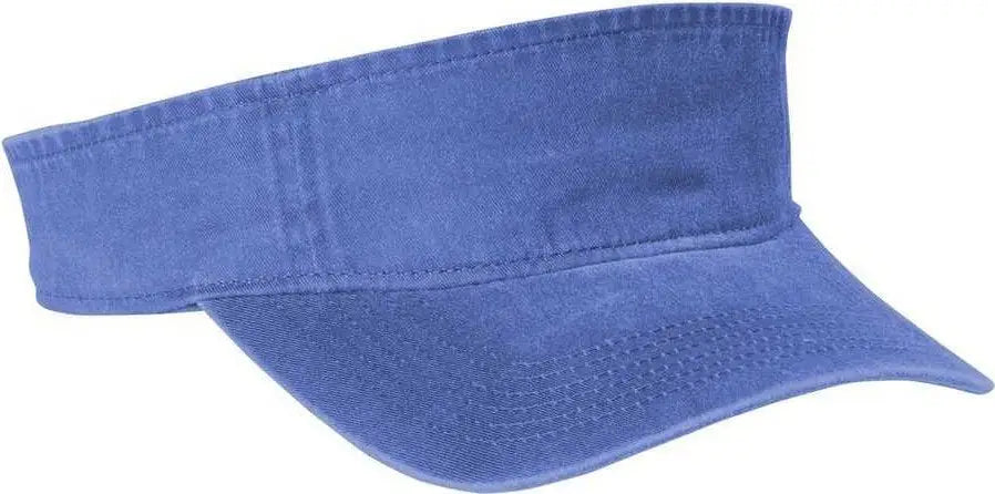 Port Authority C944 Beach Wash Visor - Blue Moon