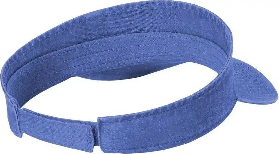 Port Authority C944 Beach Wash Visor - Blue Moon - Osfa