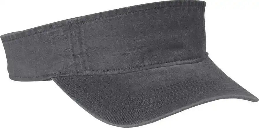 Port Authority C944 Beach Wash Visor Coal Dark Gray / Osfa