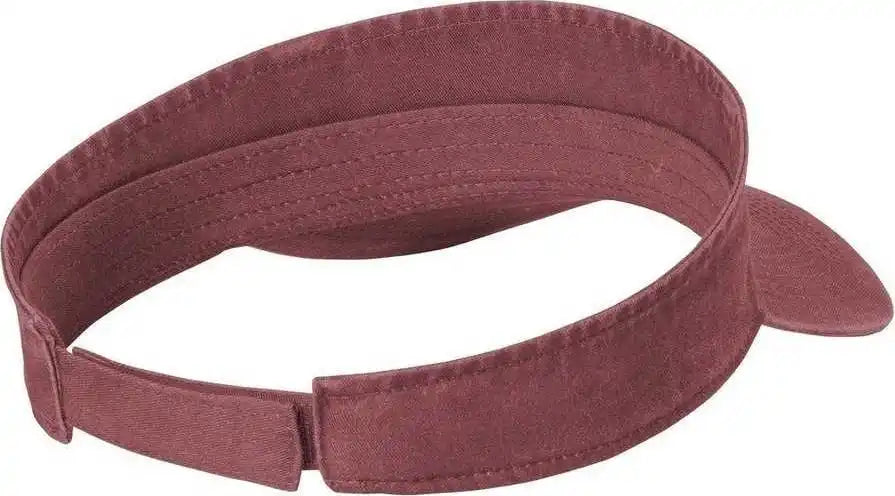 Port Authority C944 Beach Wash Visor - Red Rock - Osfa