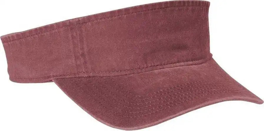 Port Authority C944 Beach Wash Visor - Red Rock - Osfa