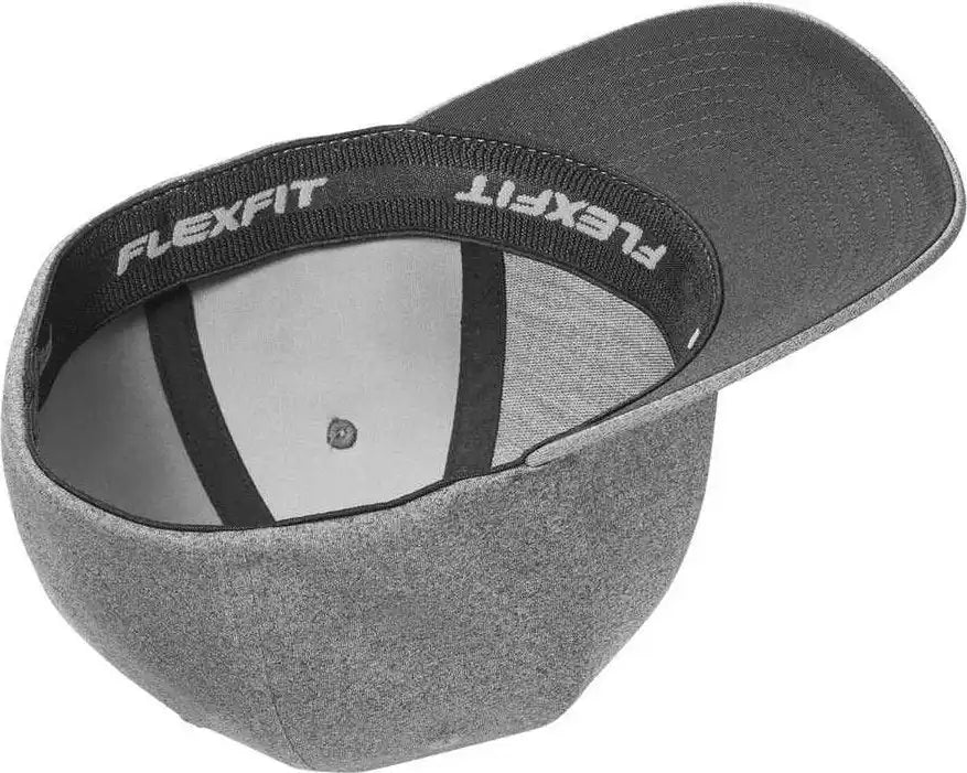 Port Authority C946 Flexfit Melange Unipanel Cap - Dark Grey - Gray / Adult S/m