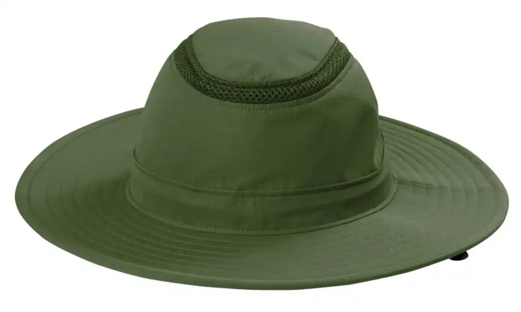 Port Authority C947 Outdoor Ventilated Wide Brim Hat - Olive Leaf