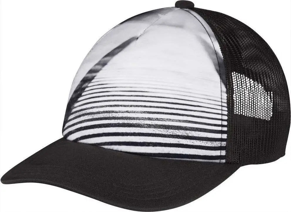 Port Authority C950 Photo Real Snapback Trucker Cap - City Street - Multi-colored / 7’’ - 7 3/8’’