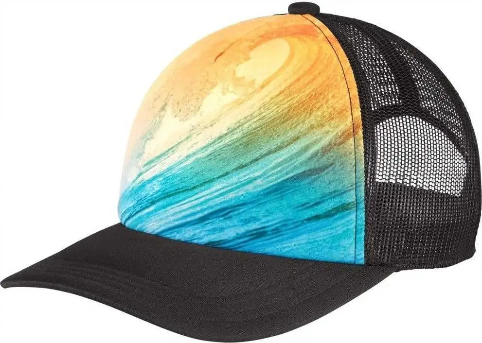 Port Authority C950 Photo Real Snapback Trucker Cap - Wave