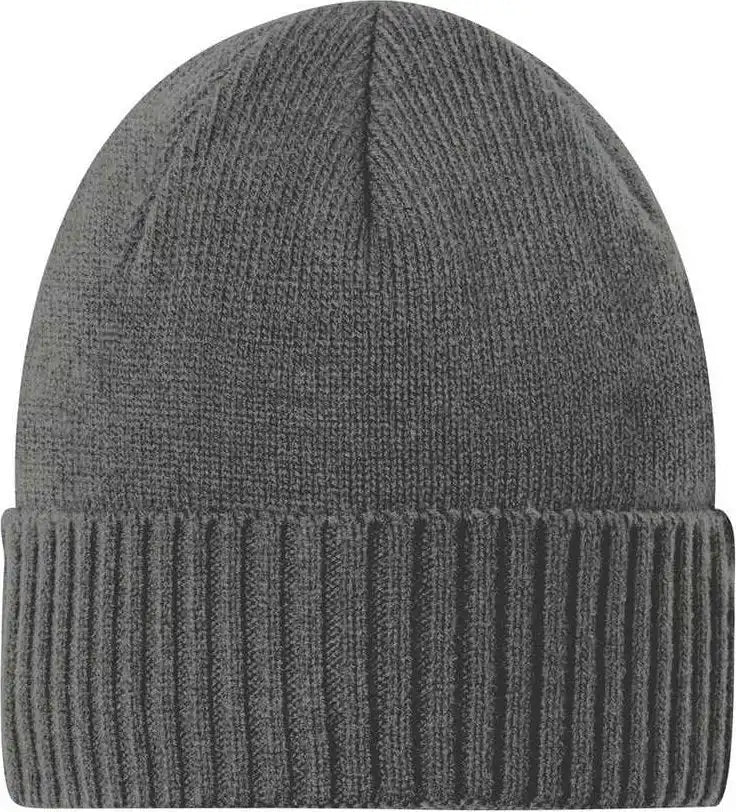 Port Authority C951 Rib Knit Cuff Beanie - Deep Smoke - Gray / Adult Osfm