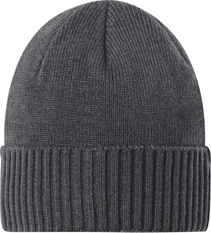 Port Authority C951 Rib Knit Cuff Beanie - Graphite - Dark Gray / Adult Osfm