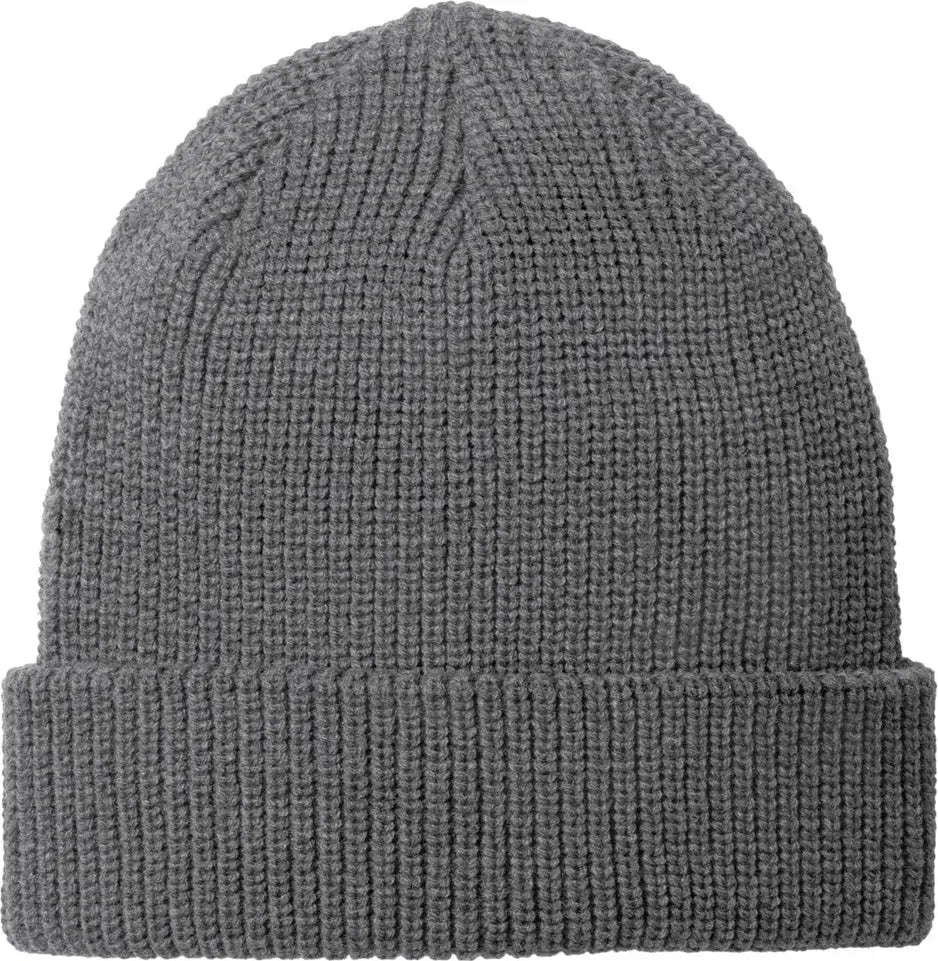 Port Authority C958 Chunky Knit Cuffed Beanie - Gray Smoke Heather - one Size Fits Most