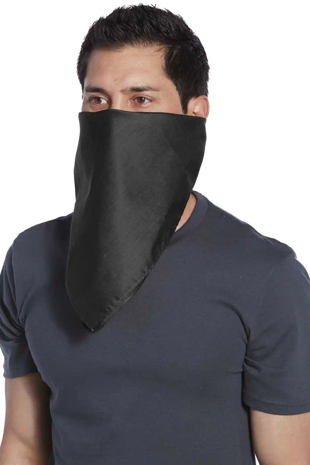 Port Authority C960 Cotton Bandana - Black - Osfa