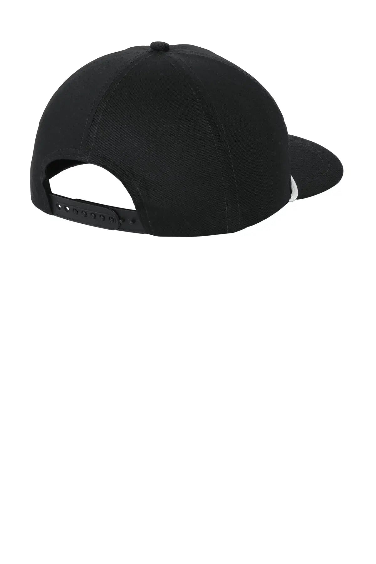 Port Authority C962 Snapback Five-panel Rope Cap - Black White