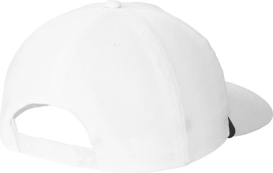 Port Authority C962 Snapback Five-panel Rope Cap - White Black