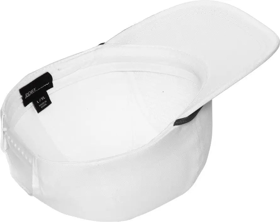 Port Authority C962 Snapback Five-panel Rope Cap - White Black - White/ / one Size Fits Most