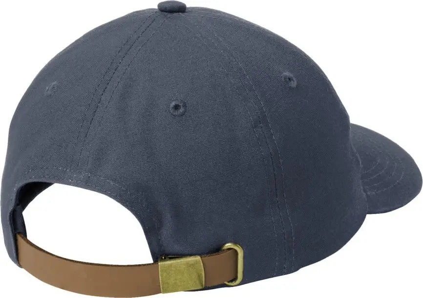 Port Authority C963 Leather Strap Cap - Navy - one Size Fits Most