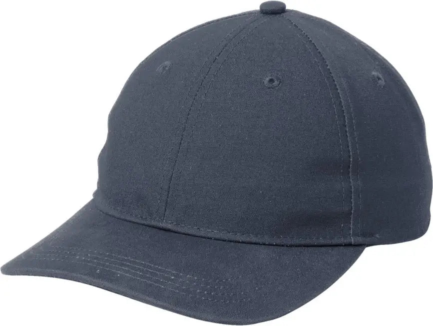 Port Authority C963 Leather Strap Cap - Navy - one Size Fits Most