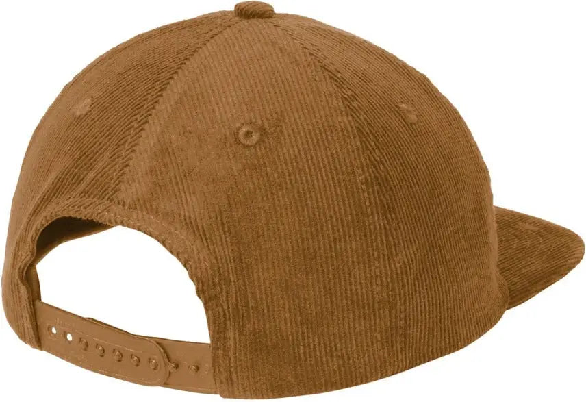 Port Authority C972 Corduroy Cap - Duck Brown - one Size Fits Most