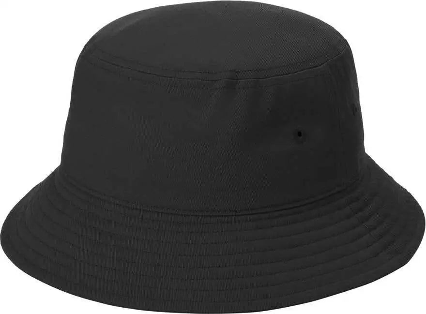 Port Authority C975 Twill Classic Bucket Hat - Black - 6 7/8’’ - 7 1/4’’