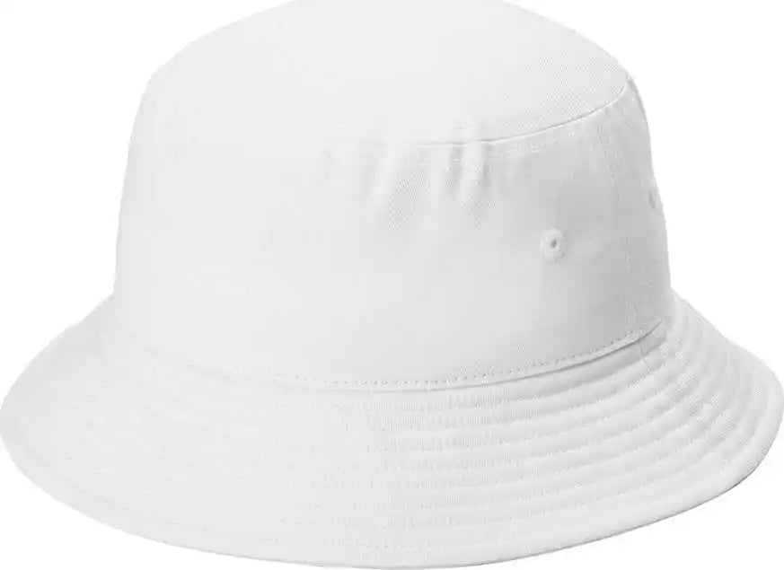 Port Authority C975 Twill Classic Bucket Hat - White - 6 7/8’’ - 7 1/4’’