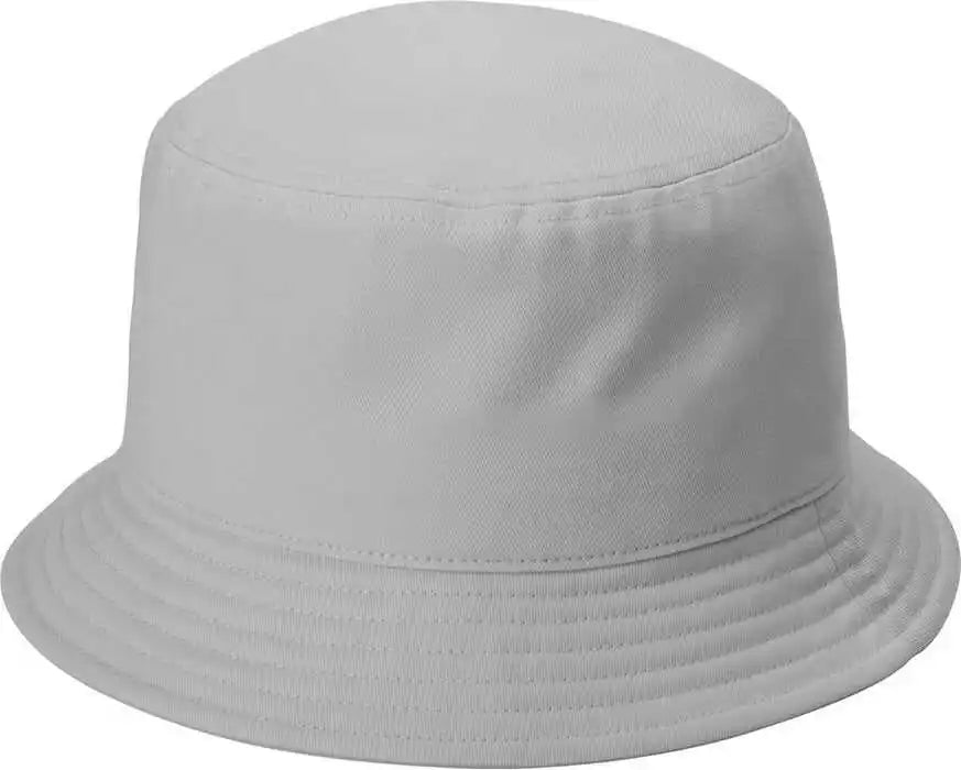 Port Authority C976 Twill Short Brim Bucket Hat Gusty Grey / S/m