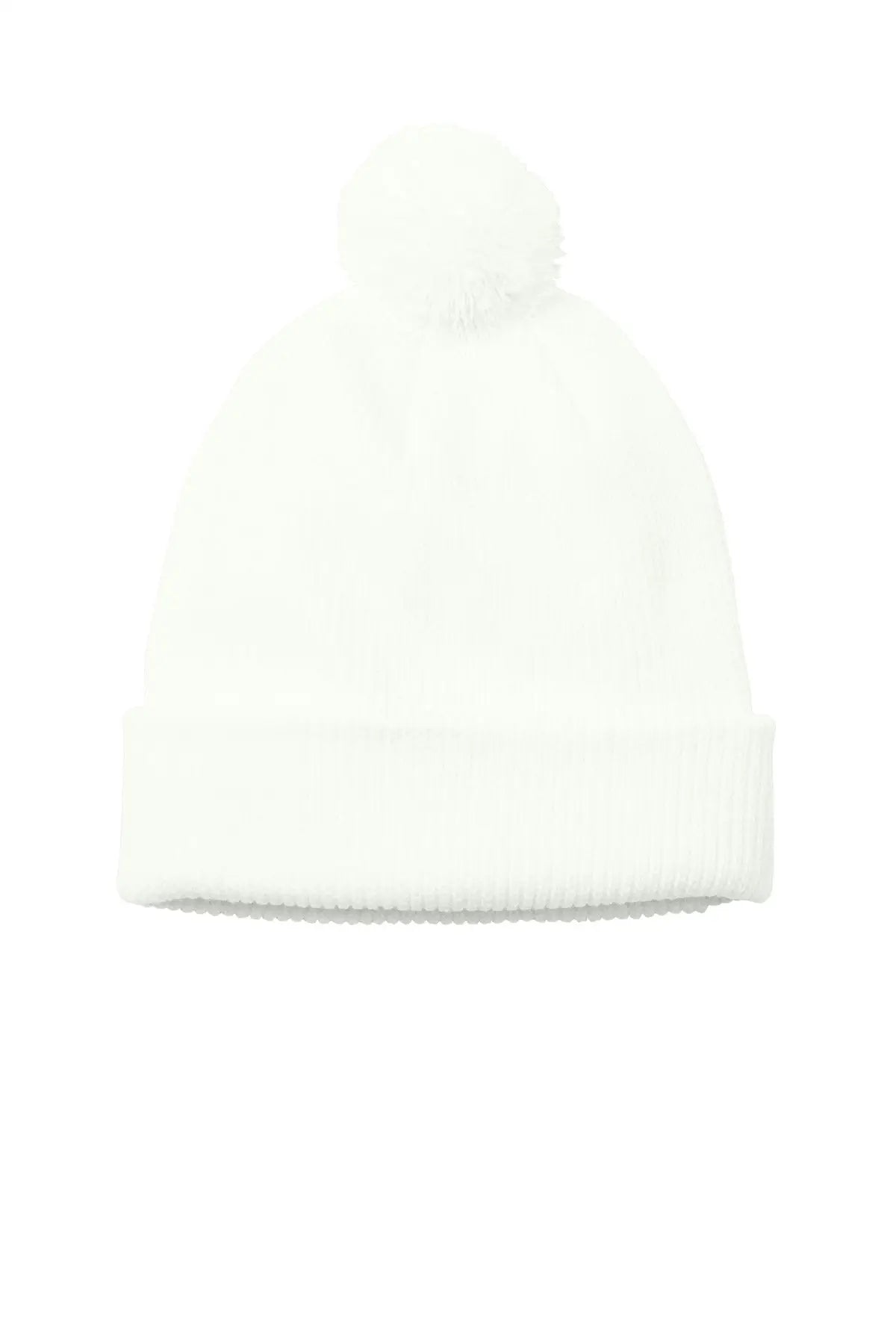 Port Authority C978 Cozy Pom Beanie - Marshmallow - one Size Fits Most