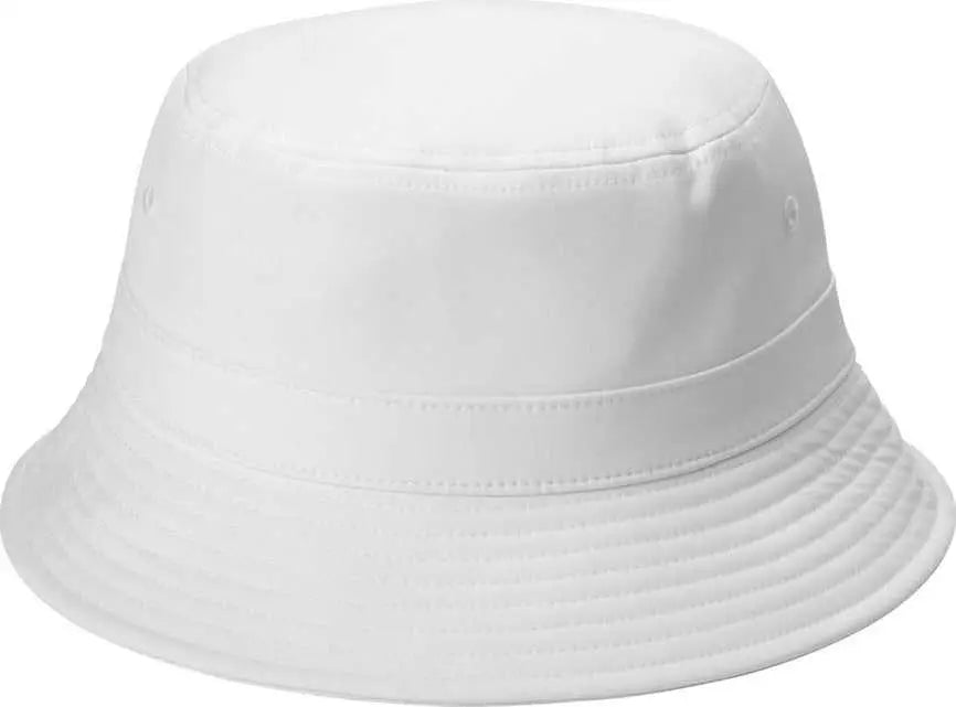 Port Authority C980 Poly Bucket Hat - White