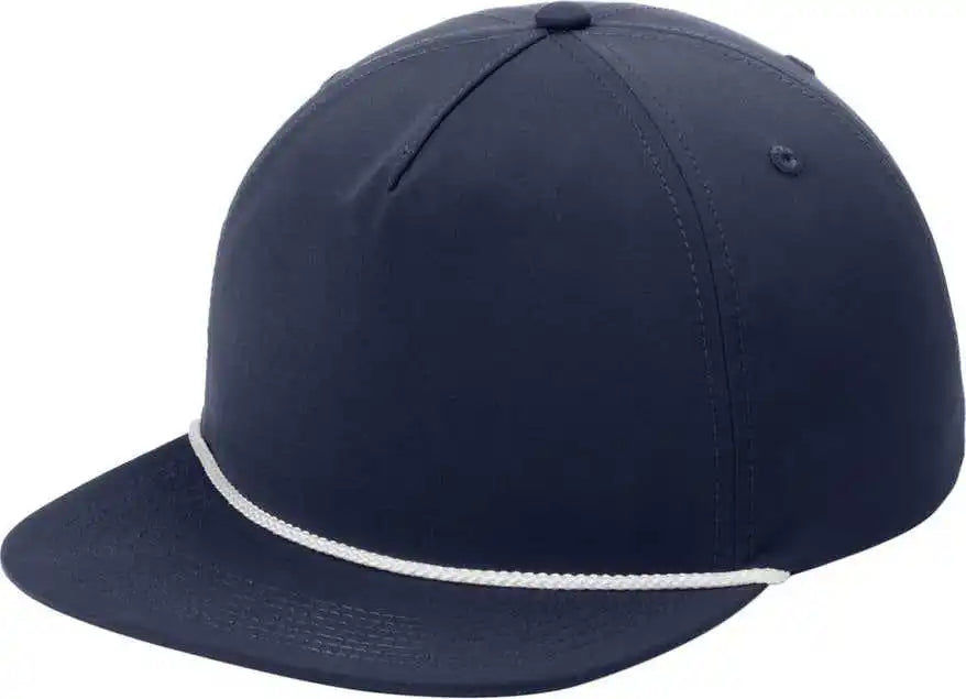 Port Authority C981 5 Panel Poly Rope Cap Rvblnv/wht / Osfa