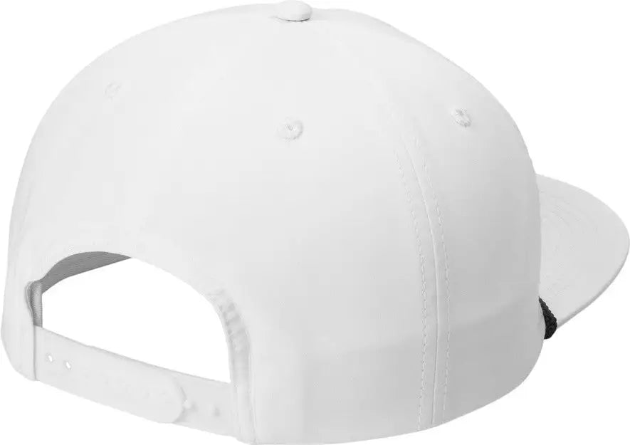Port Authority C981 5-panel Poly Rope Cap - White Black