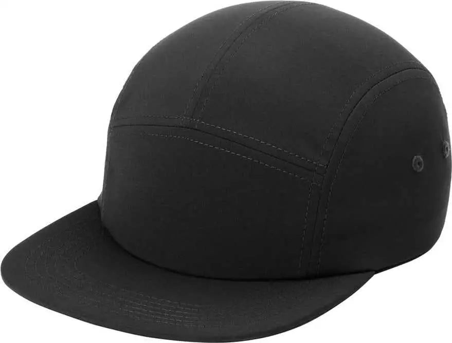 Port Authority C982 Poly Camper Cap - Black