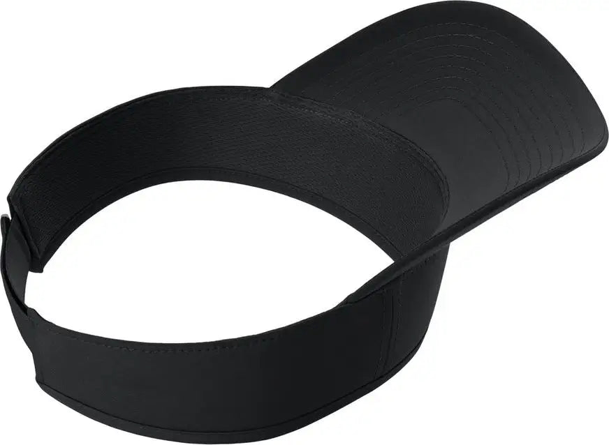 Port Authority C983 Poly Visor - Black - Adult Osfa