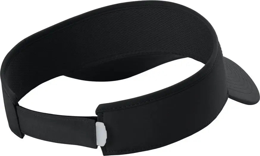 Port Authority C983 Poly Visor - Black - Adult Osfa