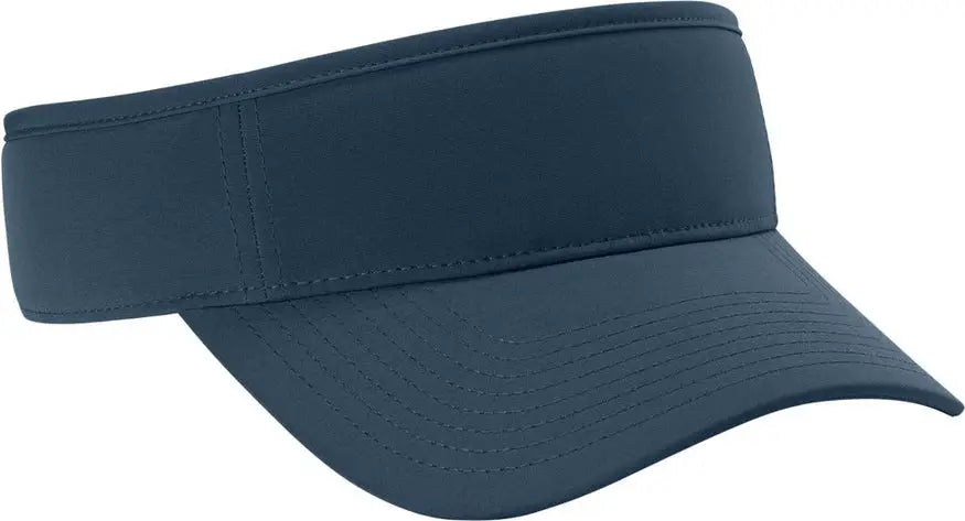Port Authority C983 Poly Visor - River Blue Navy - Adult Osfa
