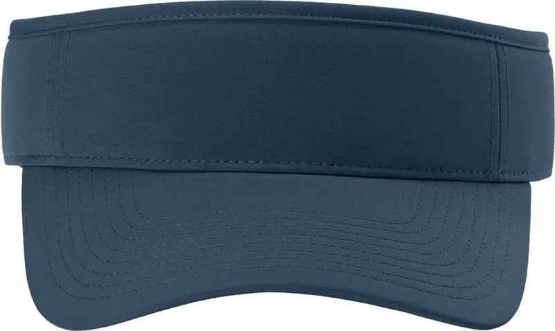 Port Authority C983 Poly Visor - River Blue Navy - Adult Osfa