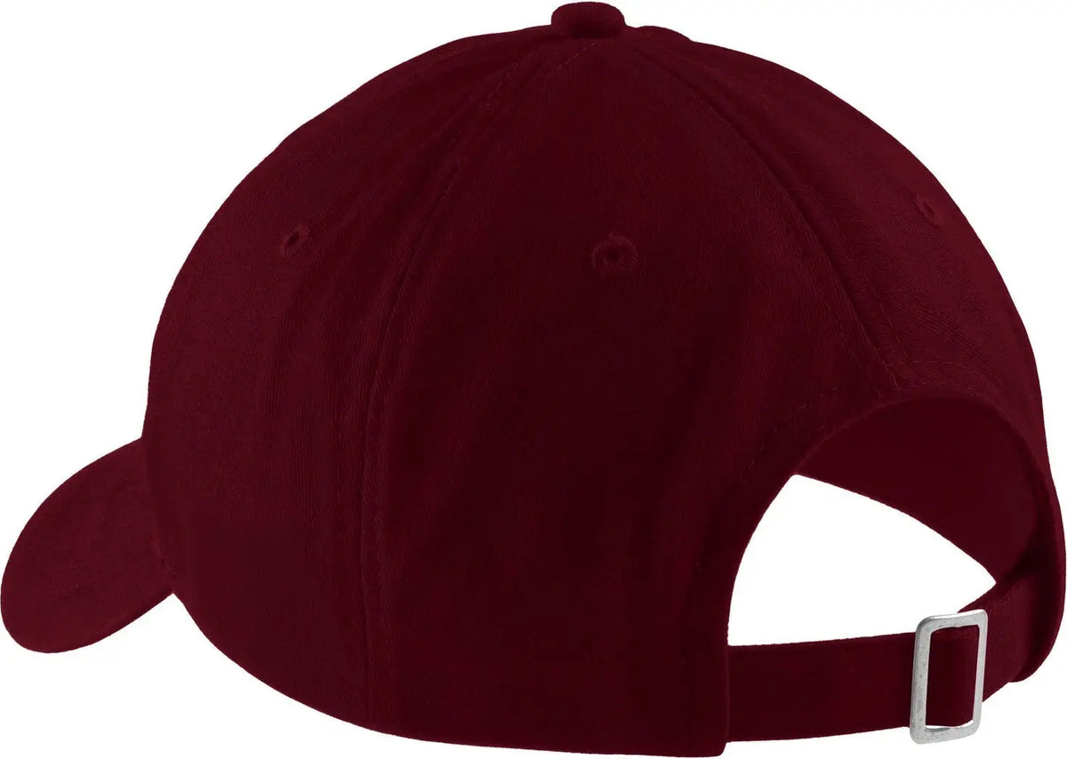 Port Authority Cp77 Brushed Twill Low Profile Cap - Maroon - one Size Fits Most