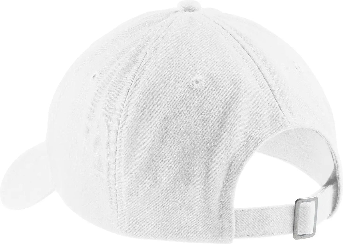 Port Authority Cp77 Brushed Twill Low Profile Cap - White - one Size Fits Most