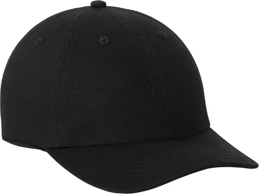 Port Authority Cp78 Washed Twill Cap - Black - one Size Fits Most