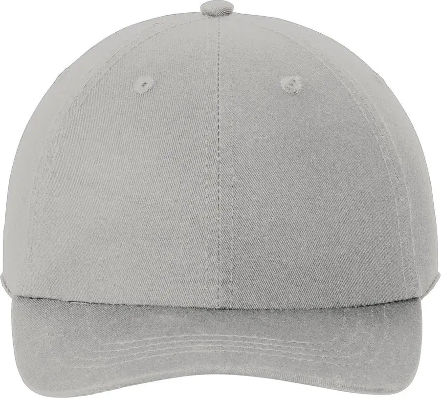 Port Authority Cp78 Washed Twill Cap - Chrome - one Size Fits Most