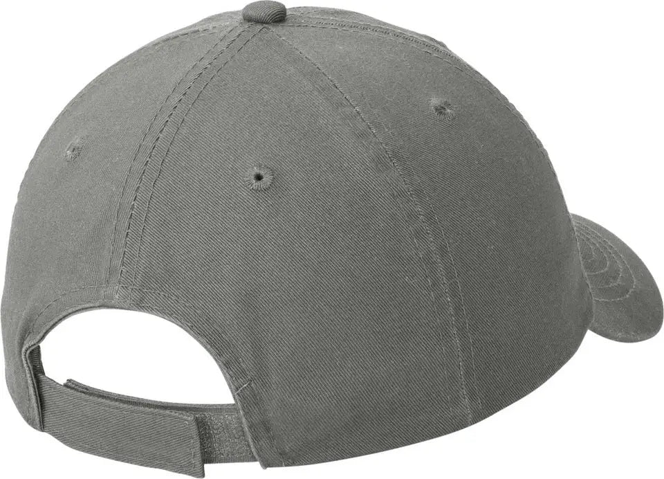 Port Authority Cp78 Washed Twill Cap - Deep Smoke - one Size Fits Most